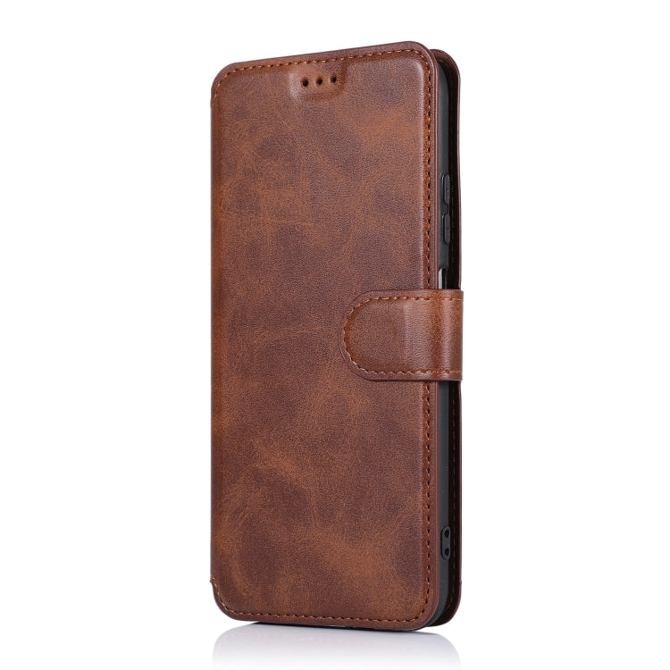 For Huawei P40 Lite Calf Texture Magnetic Buckle Horizontal Flip Leather Case with Holder & Card Slots & Wallet & Photo Frame