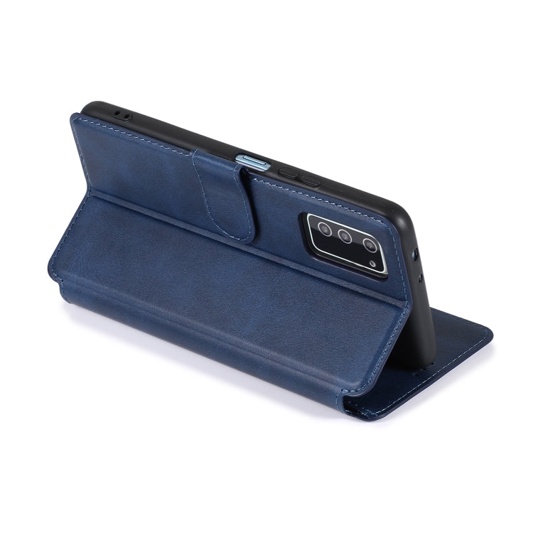 For Huawei Honor V30 Calf Texture Magnetic Buckle Horizontal Flip Leather Case with Holder & Card Slots & Wallet & Photo Frame