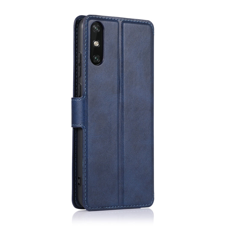 For Huawei Enjoy 10e Calf Texture Magnetic Buckle Horizontal Flip Leather Case with Holder & Card Slots & Wallet & Photo Frame