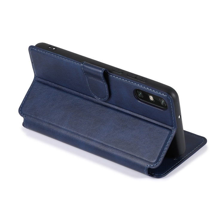 For Huawei Enjoy 10e Calf Texture Magnetic Buckle Horizontal Flip Leather Case with Holder & Card Slots & Wallet & Photo Frame