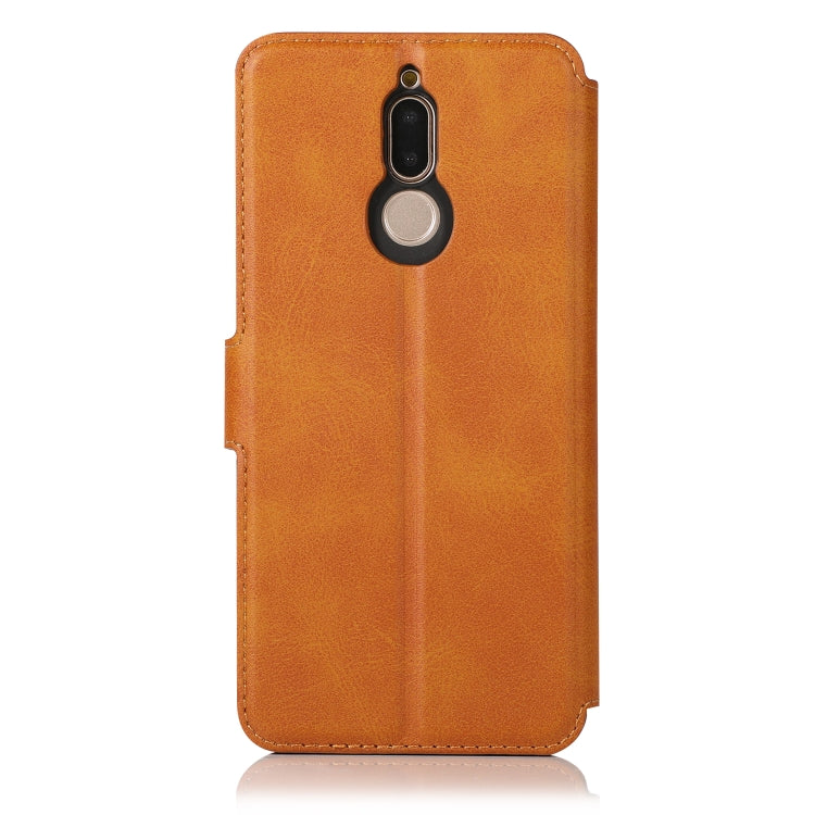 For Huawei Mate 10 Lite / Maimang 6 Calf Texture Magnetic Buckle Horizontal Flip Leather Case with Holder & Card Slots & Wallet & Photo Frame