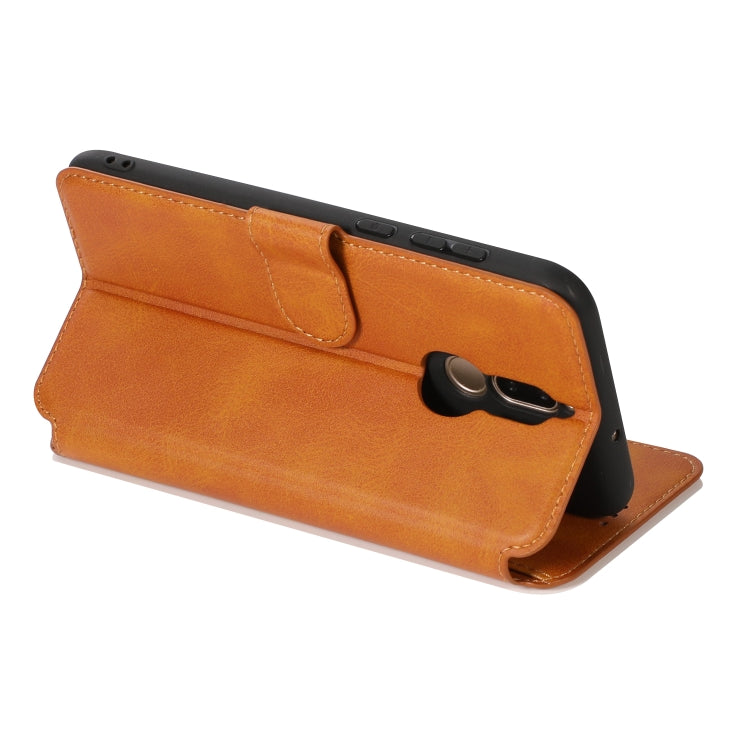 For Huawei Mate 10 Lite / Maimang 6 Calf Texture Magnetic Buckle Horizontal Flip Leather Case with Holder & Card Slots & Wallet & Photo Frame