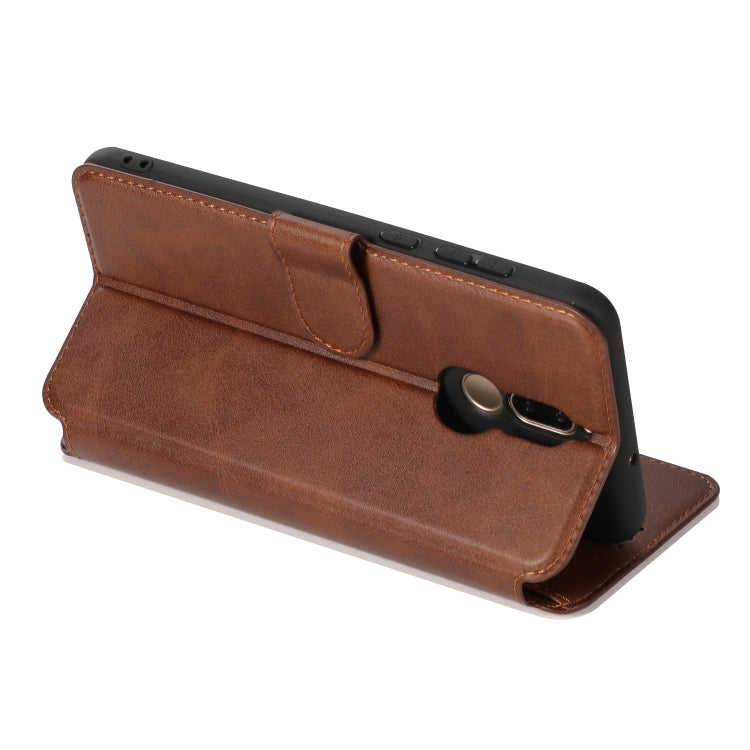 For Huawei Mate 10 Lite / Maimang 6 Calf Texture Magnetic Buckle Horizontal Flip Leather Case with Holder & Card Slots & Wallet & Photo Frame