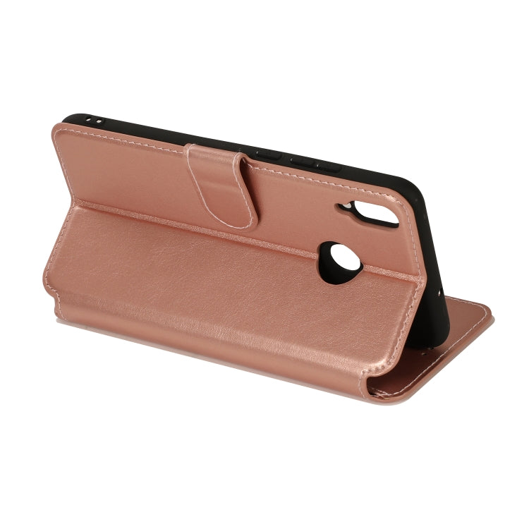 For Huawei Honor 8X Calf Texture Magnetic Buckle Horizontal Flip Leather Case with Holder & Card Slots & Wallet & Photo Frame