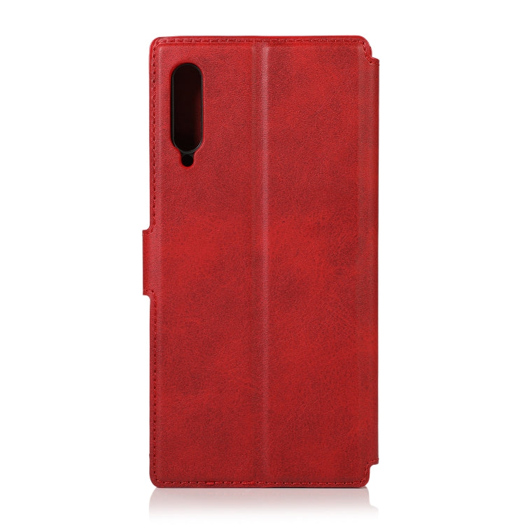 For Huawei Honor 9X Calf Texture Magnetic Buckle Horizontal Flip Leather Case with Holder & Card Slots & Wallet & Photo Frame