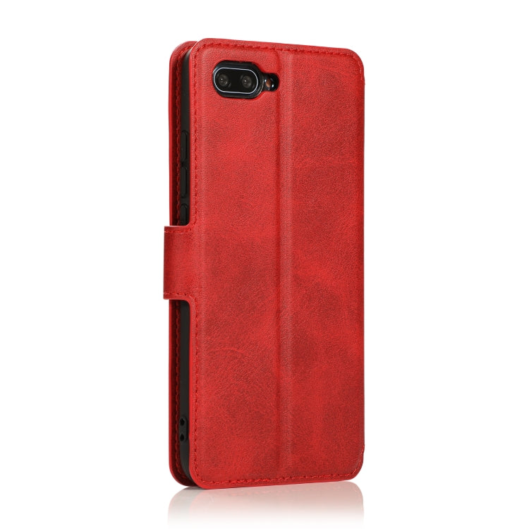 For Huawei Honor 10 Calf Texture Magnetic Buckle Horizontal Flip Leather Case with Holder & Card Slots & Wallet & Photo Frame