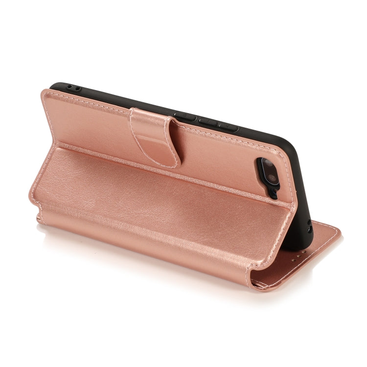 For Huawei Honor 10 Calf Texture Magnetic Buckle Horizontal Flip Leather Case with Holder & Card Slots & Wallet & Photo Frame