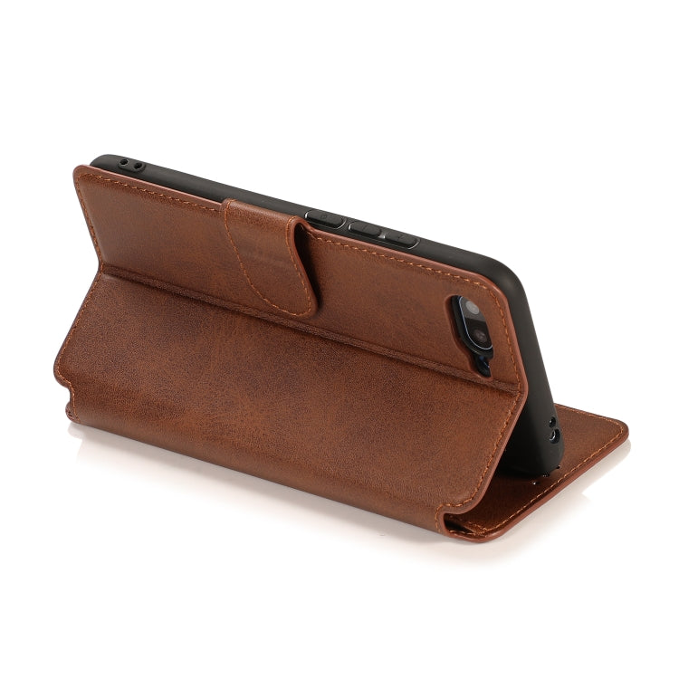 For Huawei Honor 10 Calf Texture Magnetic Buckle Horizontal Flip Leather Case with Holder & Card Slots & Wallet & Photo Frame