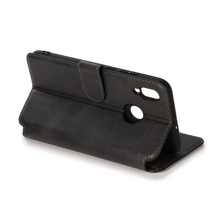 For Huawei Honor 10 Lite Calf Texture Magnetic Buckle Horizontal Flip Leather Case with Holder & Card Slots & Wallet & Photo Frame