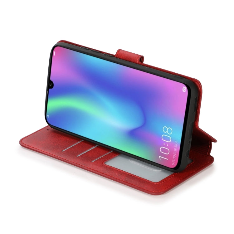 For Huawei Honor 10 Lite Calf Texture Magnetic Buckle Horizontal Flip Leather Case with Holder & Card Slots & Wallet & Photo Frame