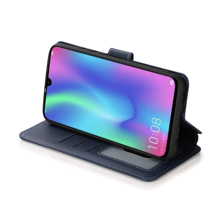 For Huawei Honor 10 Lite Calf Texture Magnetic Buckle Horizontal Flip Leather Case with Holder & Card Slots & Wallet & Photo Frame