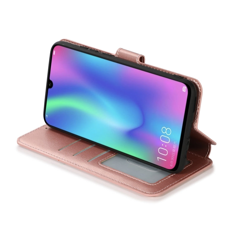 For Huawei Honor 10 Lite Calf Texture Magnetic Buckle Horizontal Flip Leather Case with Holder & Card Slots & Wallet & Photo Frame