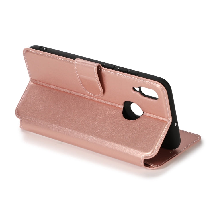 For Huawei Honor 10 Lite Calf Texture Magnetic Buckle Horizontal Flip Leather Case with Holder & Card Slots & Wallet & Photo Frame