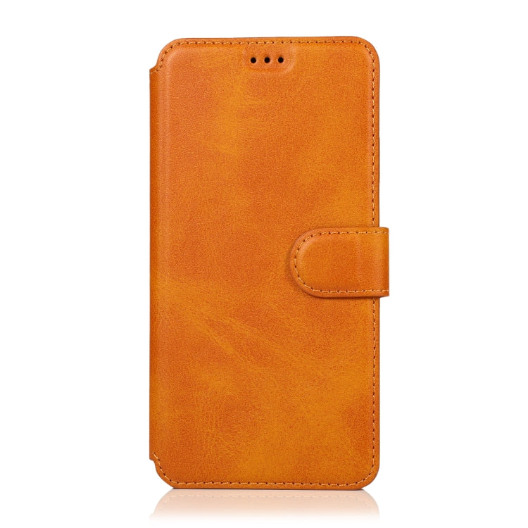 For Huawei Honor 20 Pro Calf Texture Magnetic Buckle Horizontal Flip Leather Case with Holder & Card Slots & Wallet & Photo Frame
