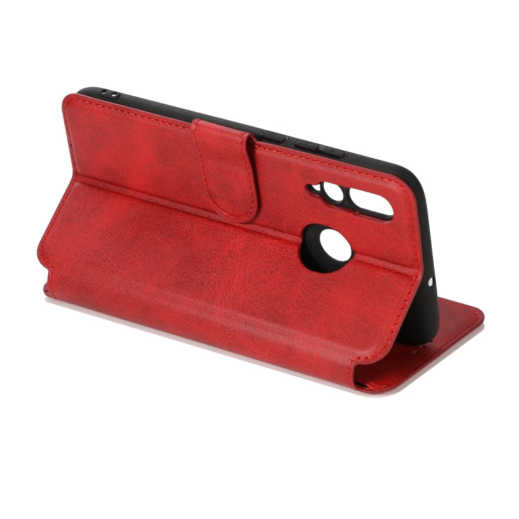 For Huawei Enjoy 9s Calf Texture Magnetic Buckle Horizontal Flip Leather Case with Holder & Card Slots & Wallet & Photo Frame