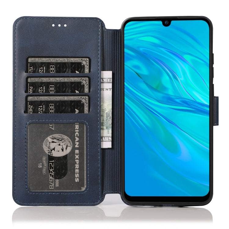 For Huawei Enjoy 9s Calf Texture Magnetic Buckle Horizontal Flip Leather Case with Holder & Card Slots & Wallet & Photo Frame
