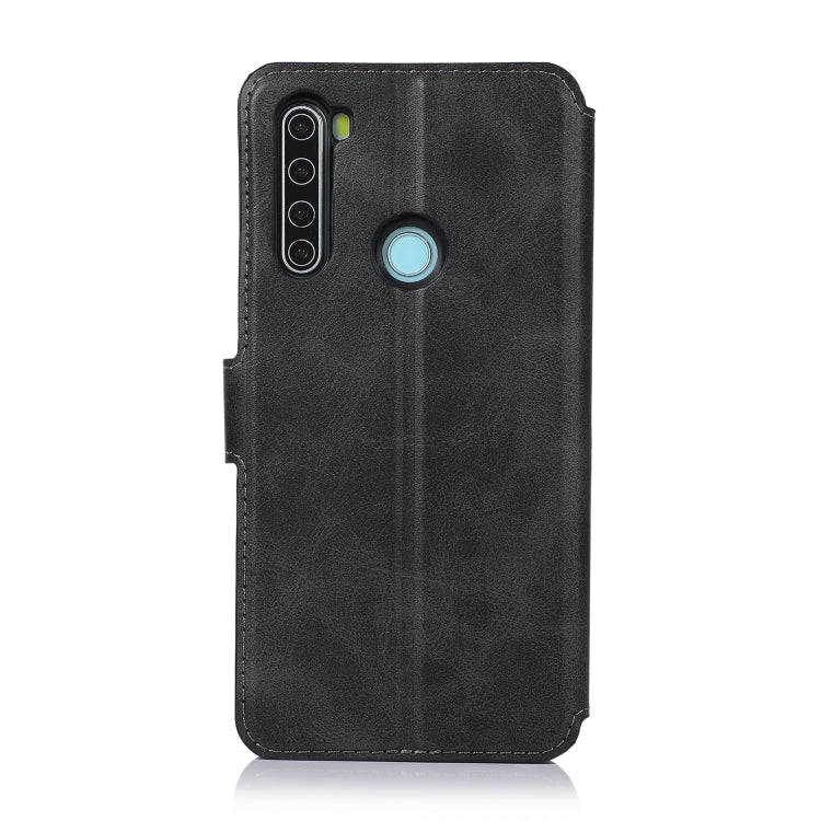 For Xiaomi Redmi Note 8 Calf Texture Magnetic Buckle Horizontal Flip Leather Case with Holder & Card Slots & Wallet & Photo Frame