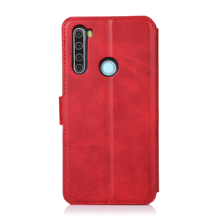 For Xiaomi Redmi Note 8 Calf Texture Magnetic Buckle Horizontal Flip Leather Case with Holder & Card Slots & Wallet & Photo Frame
