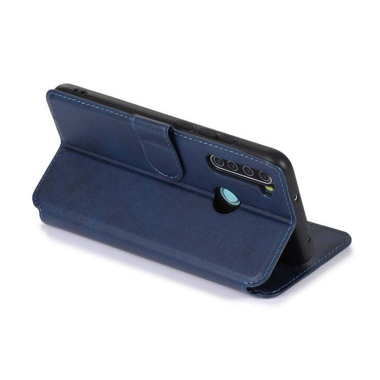 For Xiaomi Redmi Note 8 Calf Texture Magnetic Buckle Horizontal Flip Leather Case with Holder & Card Slots & Wallet & Photo Frame