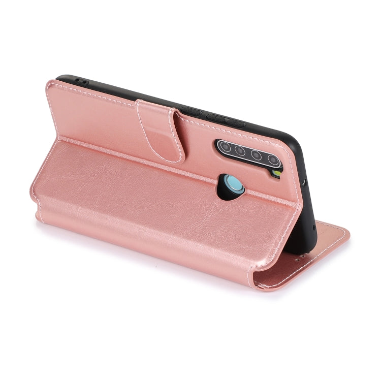 For Xiaomi Redmi Note 8 Calf Texture Magnetic Buckle Horizontal Flip Leather Case with Holder & Card Slots & Wallet & Photo Frame