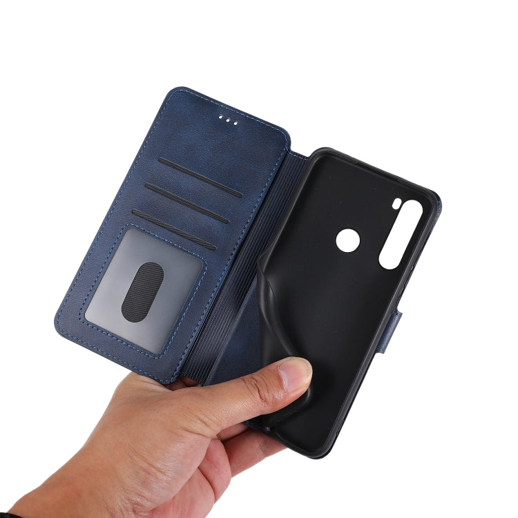 For Xiaomi Redmi Note 8 Calf Texture Magnetic Buckle Horizontal Flip Leather Case with Holder & Card Slots & Wallet & Photo Frame