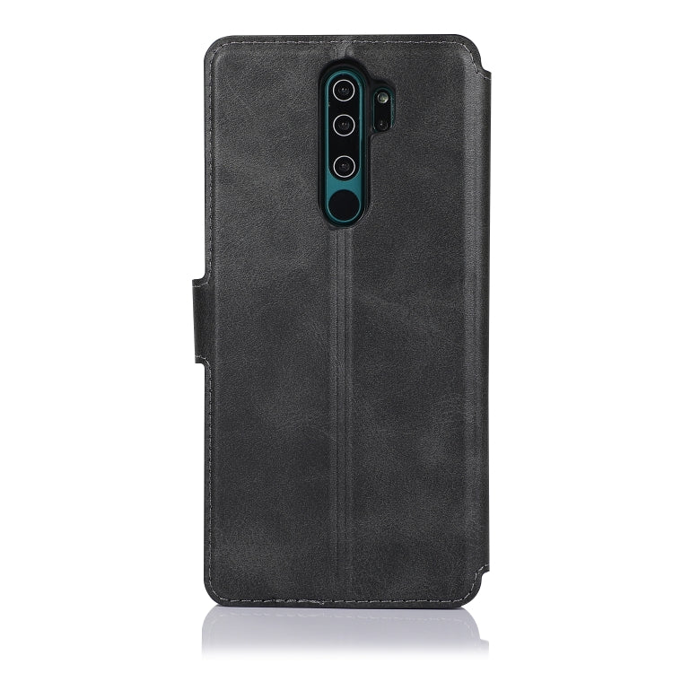 For Xiaomi Redmi Note 8 Pro Calf Texture Magnetic Buckle Horizontal Flip Leather Case with Holder & Card Slots & Wallet & Photo Frame