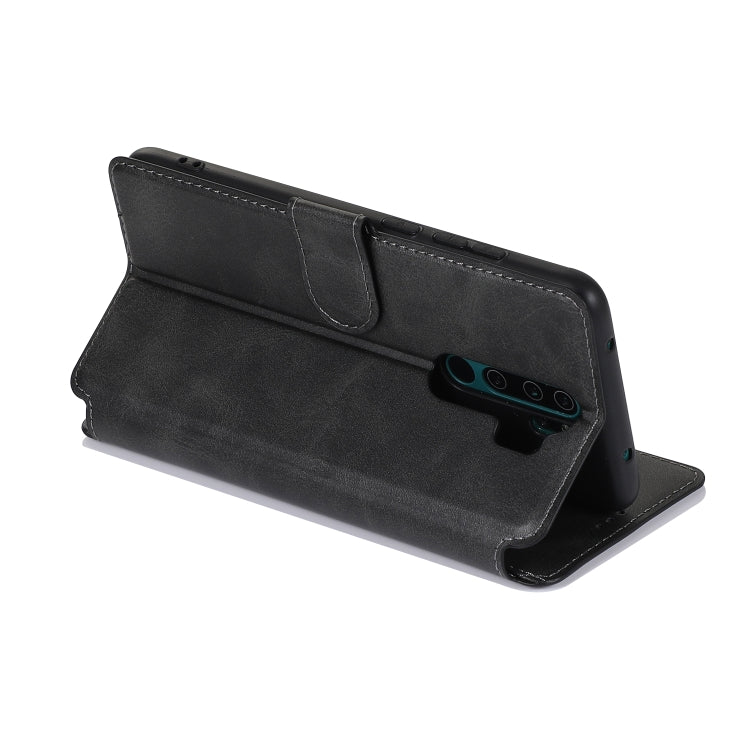 For Xiaomi Redmi Note 8 Pro Calf Texture Magnetic Buckle Horizontal Flip Leather Case with Holder & Card Slots & Wallet & Photo Frame