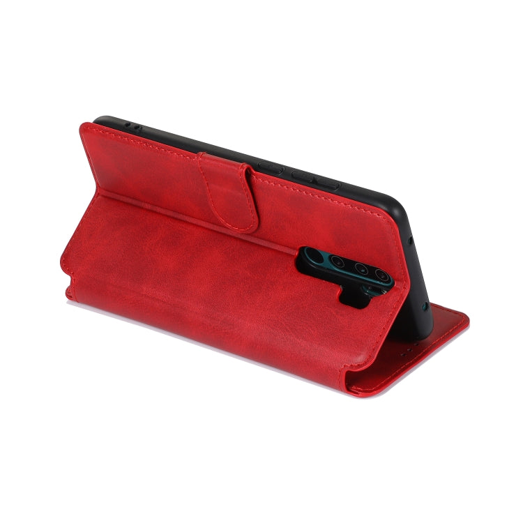 For Xiaomi Redmi Note 8 Pro Calf Texture Magnetic Buckle Horizontal Flip Leather Case with Holder & Card Slots & Wallet & Photo Frame