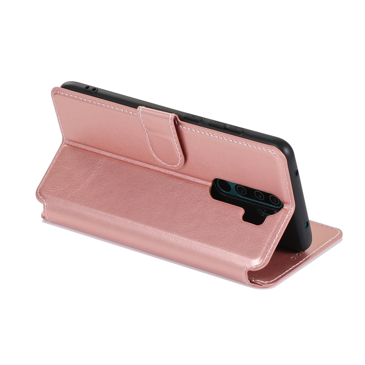 For Xiaomi Redmi Note 8 Pro Calf Texture Magnetic Buckle Horizontal Flip Leather Case with Holder & Card Slots & Wallet & Photo Frame