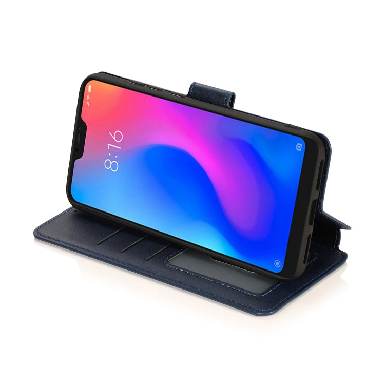 For Xiaomi Redmi 6 Pro Calf Texture Magnetic Buckle Horizontal Flip Leather Case with Holder & Card Slots & Wallet & Photo Frame