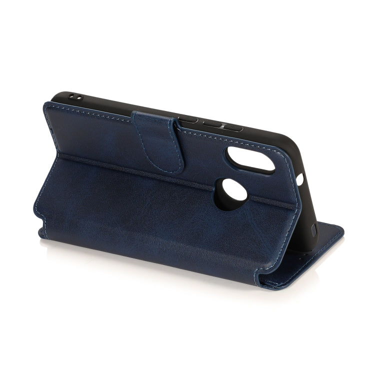 For Xiaomi Redmi 6 Pro Calf Texture Magnetic Buckle Horizontal Flip Leather Case with Holder & Card Slots & Wallet & Photo Frame