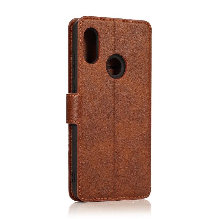 For Xiaomi Redmi 6 Pro Calf Texture Magnetic Buckle Horizontal Flip Leather Case with Holder & Card Slots & Wallet & Photo Frame