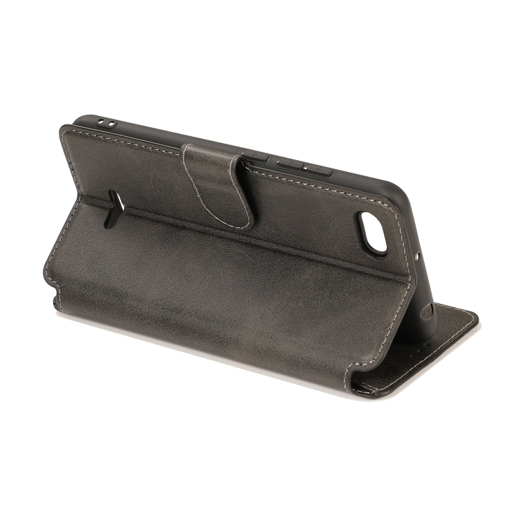 For Xiaomi Redmi 6A Calf Texture Magnetic Buckle Horizontal Flip Leather Case with Holder & Card Slots & Wallet & Photo Frame