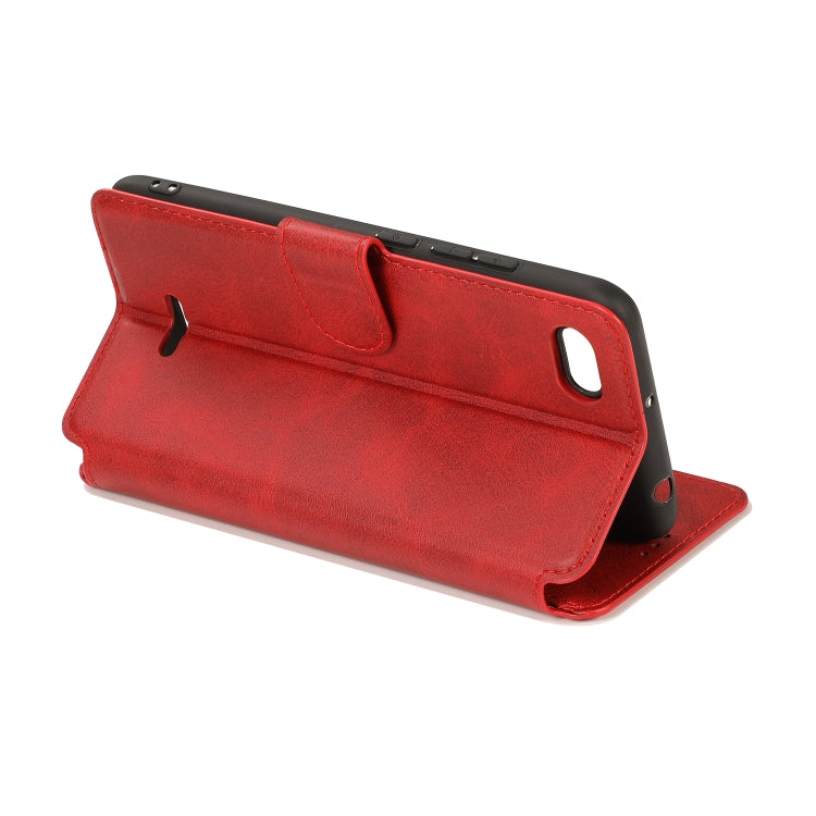 For Xiaomi Redmi 6A Calf Texture Magnetic Buckle Horizontal Flip Leather Case with Holder & Card Slots & Wallet & Photo Frame