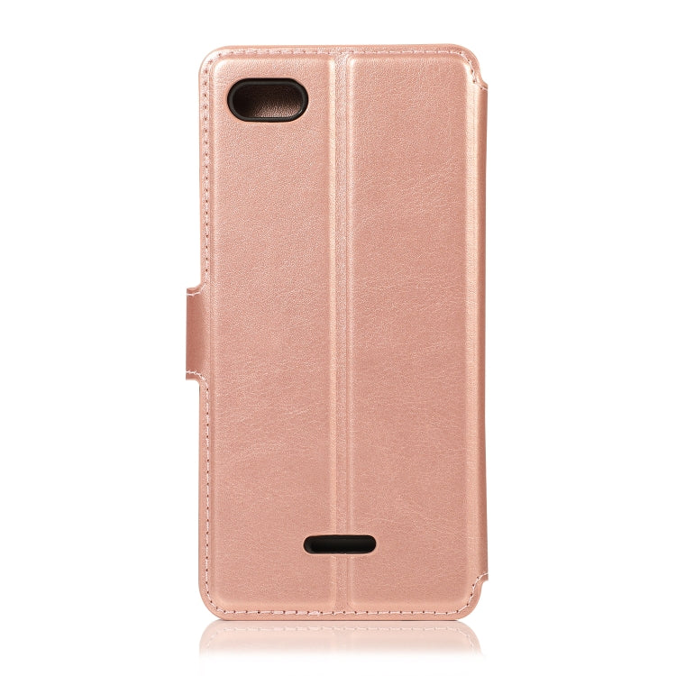 For Xiaomi Redmi 6A Calf Texture Magnetic Buckle Horizontal Flip Leather Case with Holder & Card Slots & Wallet & Photo Frame