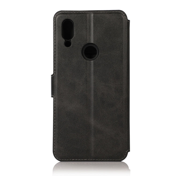 For Xiaomi Redmi 7 Calf Texture Magnetic Buckle Horizontal Flip Leather Case with Holder & Card Slots & Wallet & Photo Frame