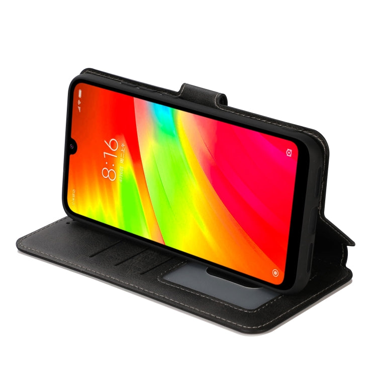 For Xiaomi Redmi 7 Calf Texture Magnetic Buckle Horizontal Flip Leather Case with Holder & Card Slots & Wallet & Photo Frame