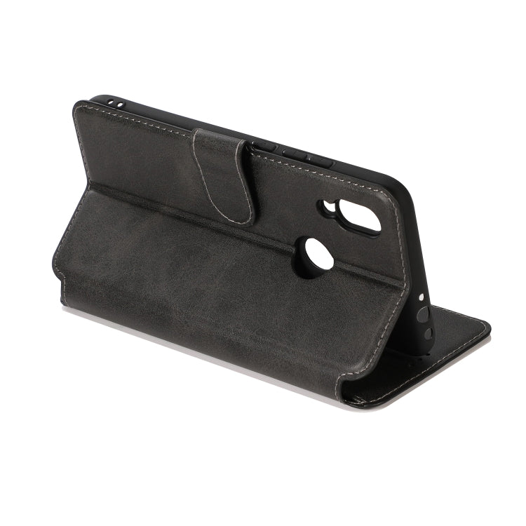 For Xiaomi Redmi 7 Calf Texture Magnetic Buckle Horizontal Flip Leather Case with Holder & Card Slots & Wallet & Photo Frame