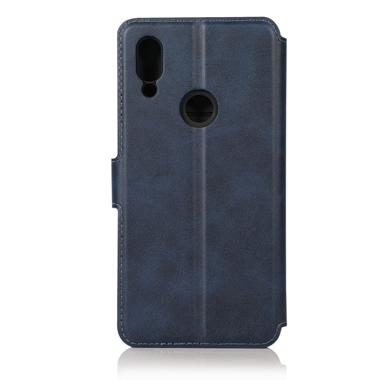 For Xiaomi Redmi 7 Calf Texture Magnetic Buckle Horizontal Flip Leather Case with Holder & Card Slots & Wallet & Photo Frame