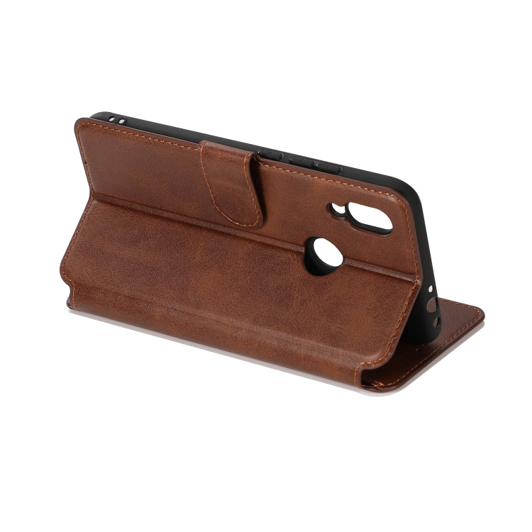 For Xiaomi Redmi 7 Calf Texture Magnetic Buckle Horizontal Flip Leather Case with Holder & Card Slots & Wallet & Photo Frame