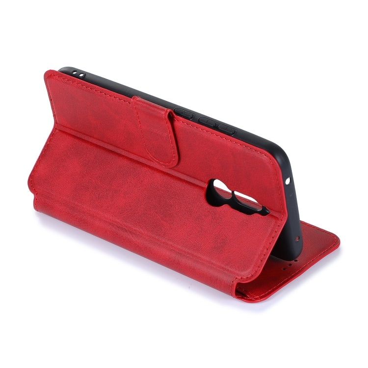 For Xiaomi Redmi 8 Calf Texture Magnetic Buckle Horizontal Flip Leather Case with Holder & Card Slots & Wallet & Photo Frame