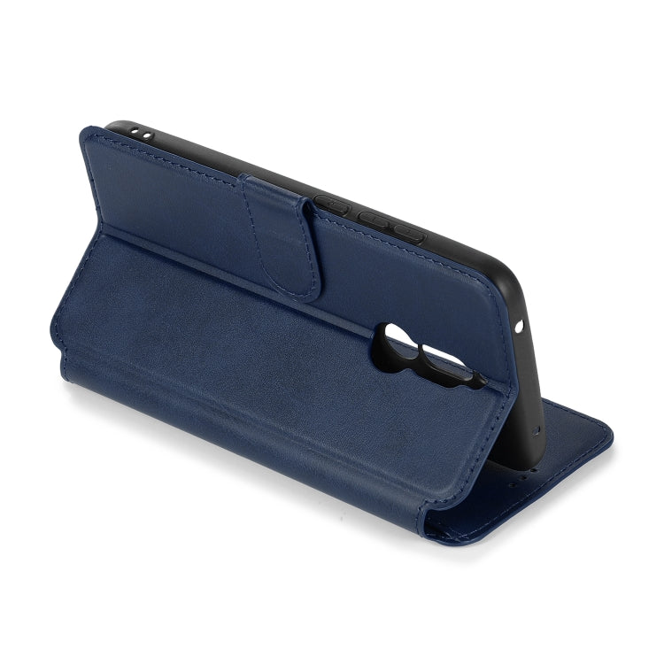 For Xiaomi Redmi 8 Calf Texture Magnetic Buckle Horizontal Flip Leather Case with Holder & Card Slots & Wallet & Photo Frame