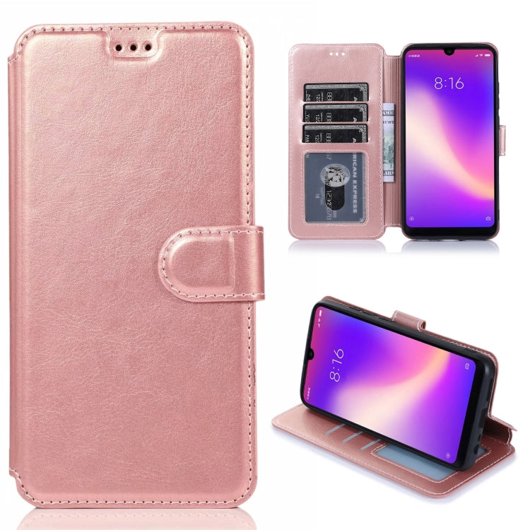 For Xiaomi Redmi 8 Calf Texture Magnetic Buckle Horizontal Flip Leather Case with Holder & Card Slots & Wallet & Photo Frame
