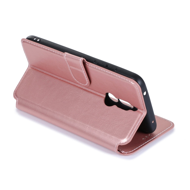 For Xiaomi Redmi 8 Calf Texture Magnetic Buckle Horizontal Flip Leather Case with Holder & Card Slots & Wallet & Photo Frame