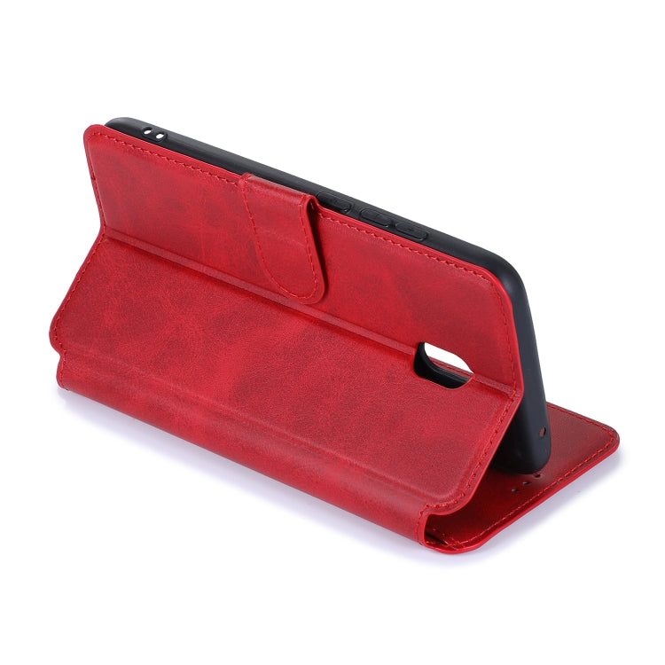 For Xiaomi Redmi 8A Calf Texture Magnetic Buckle Horizontal Flip Leather Case with Holder & Card Slots & Wallet & Photo Frame