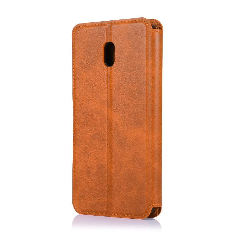 For Xiaomi Redmi 8A Calf Texture Magnetic Buckle Horizontal Flip Leather Case with Holder & Card Slots & Wallet & Photo Frame