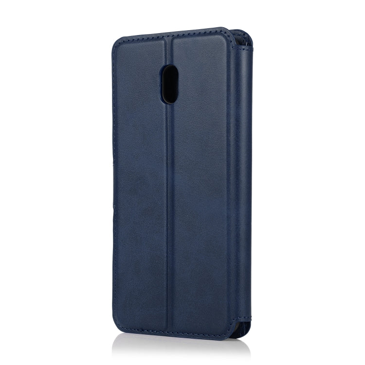For Xiaomi Redmi 8A Calf Texture Magnetic Buckle Horizontal Flip Leather Case with Holder & Card Slots & Wallet & Photo Frame