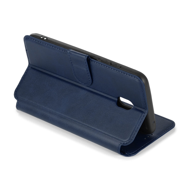 For Xiaomi Redmi 8A Calf Texture Magnetic Buckle Horizontal Flip Leather Case with Holder & Card Slots & Wallet & Photo Frame