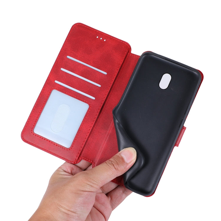 For Xiaomi Redmi 8A Calf Texture Magnetic Buckle Horizontal Flip Leather Case with Holder & Card Slots & Wallet & Photo Frame