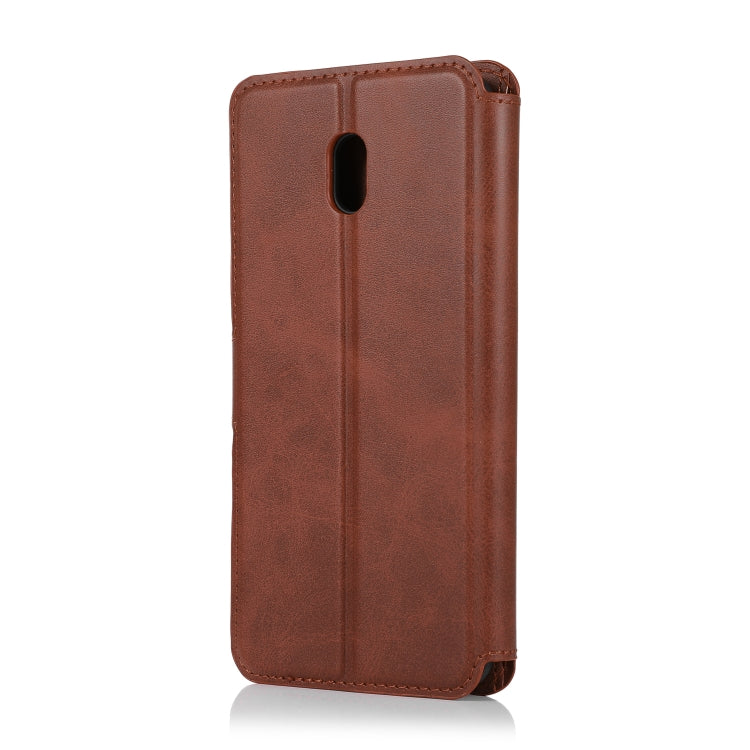 For Xiaomi Redmi 8A Calf Texture Magnetic Buckle Horizontal Flip Leather Case with Holder & Card Slots & Wallet & Photo Frame